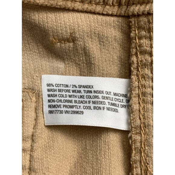 Art Class Kids Girls Wide Leg Brown Corduroy Pants With Pockets Size 6 - Picture 10 of 12